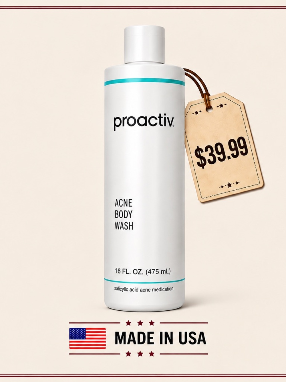 Proact acne body wash